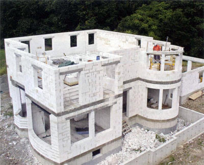 Дом из газобетона и газосиликата
