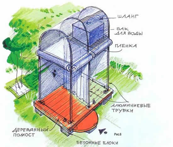 проект для летнего душа